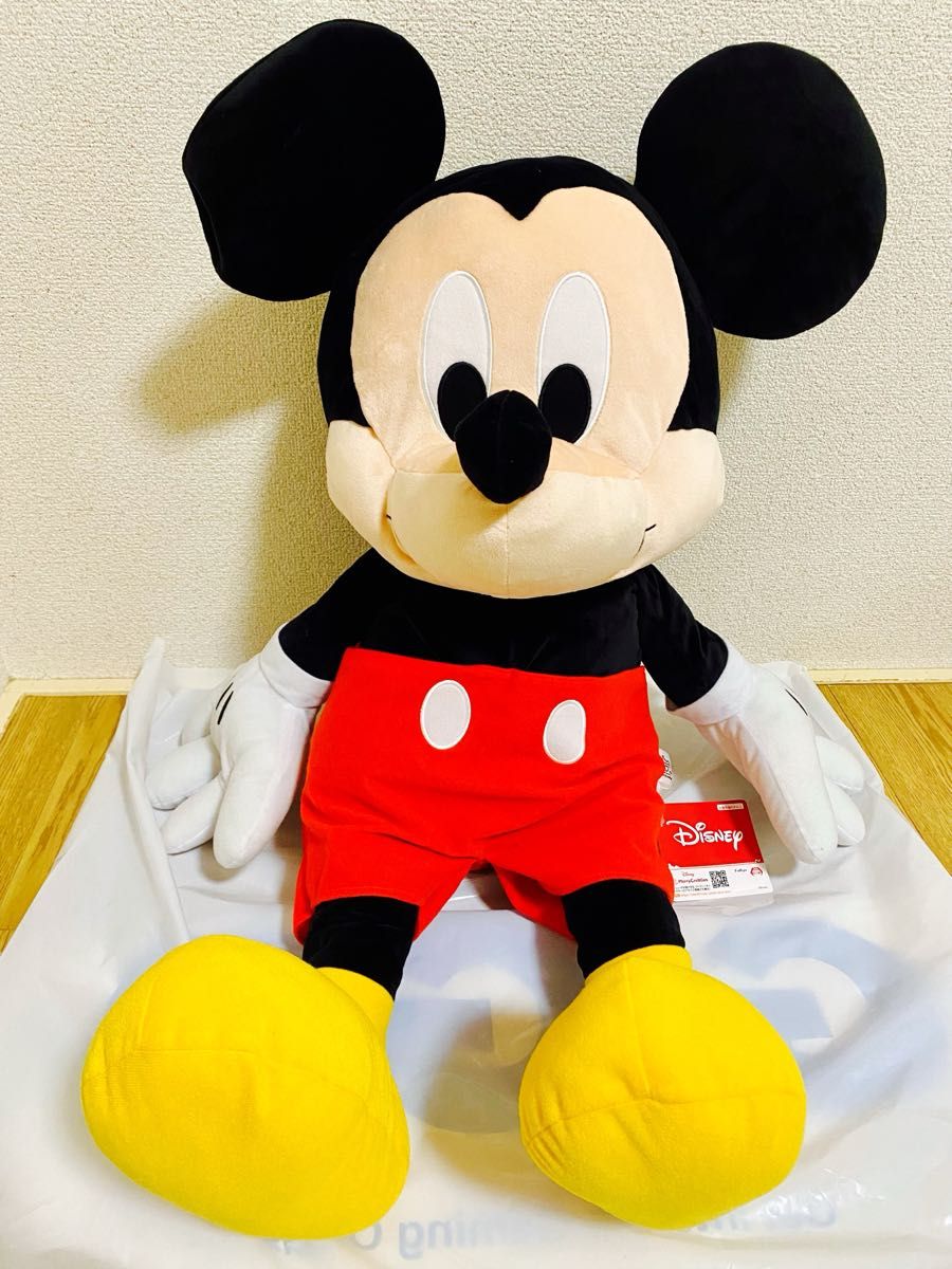 【タグ付き】ディズニー ミッキーマウス 【MD】ふわふわくたっと 超超BIGぬいぐるみ FuRyu フリュー Disney 