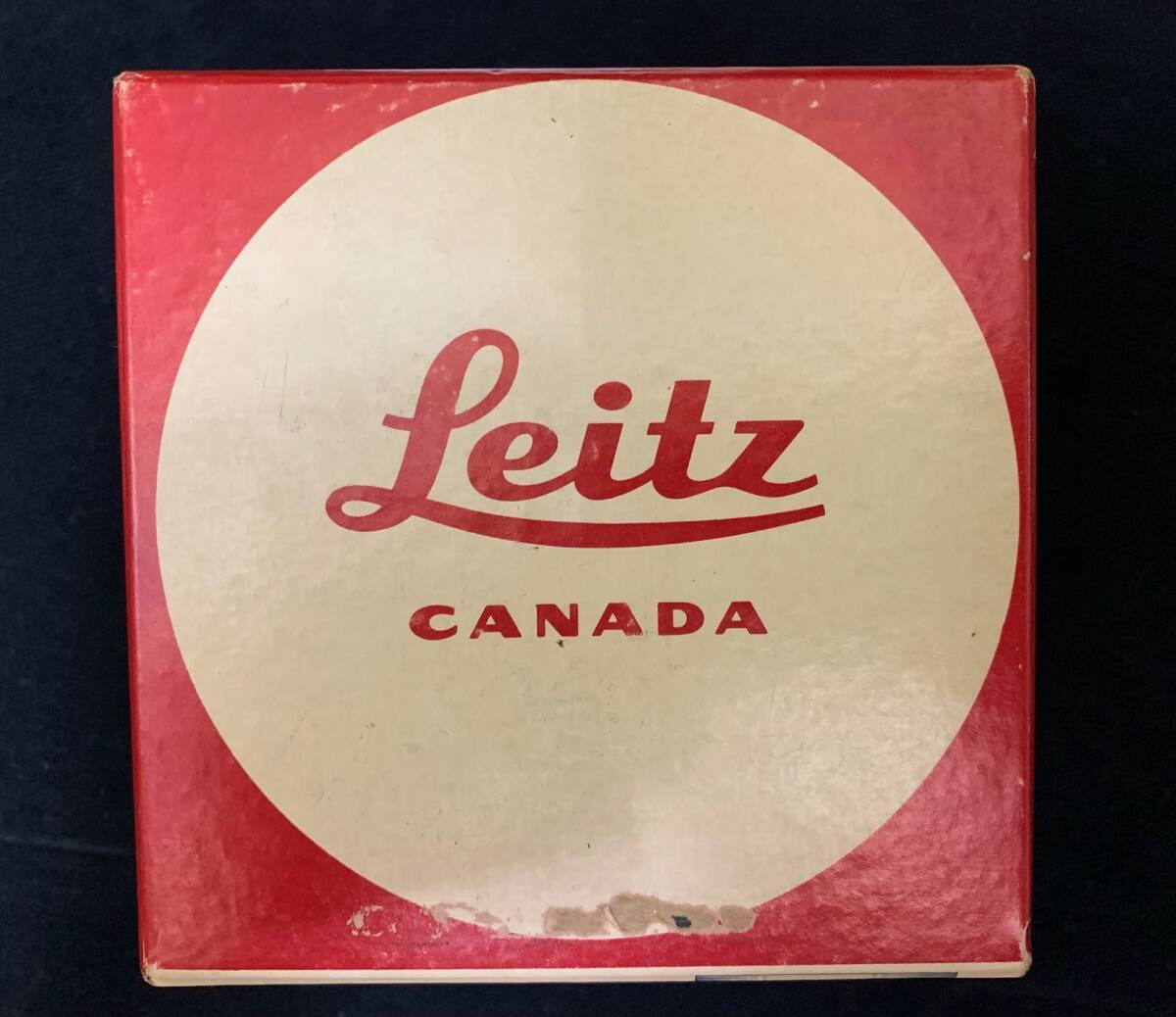 ライカ LEITZ CANADA ELMARIT 1:2.8 / 28mm レンズ 純正箱＋オリジナルサービスカード 1975年代製造 の画像1