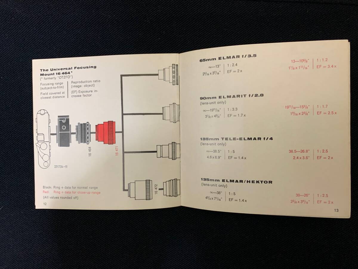 ライカ 超レア Leitz VISOFLEX III 1966年 使用説明書 英語版 全19ページの画像5