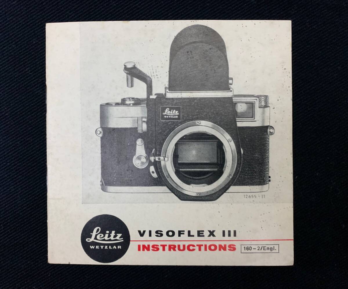ライカ 超レア Leitz VISOFLEX III 1966年 使用説明書 英語版 全19ページの画像1