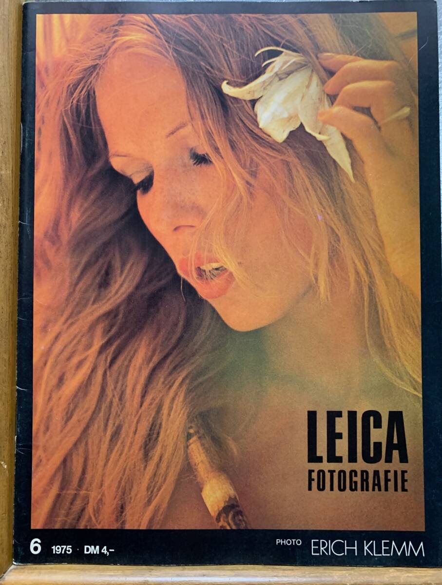 ライカ Leica Fotografie 6／1975年 レア ビンテージ デッドストック ドイツ語版 全64ページ 美品_画像1