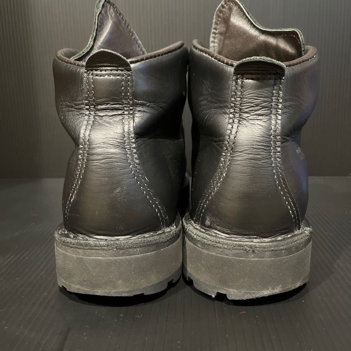 Danner GORE-TEX ダナー マウンテンライト トレッキング ブーツ ブラック アメリカ製 USA8.5 ビブラムソール 26.5〜27.0cm位 革靴 /102の画像7