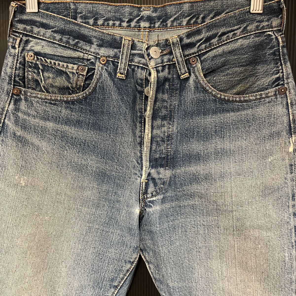 Levi's501 ビッグE オリジナル ジーンズ w30 60's当時物 赤耳 ジーパン リーバイス デニム パンツ ビンテージ ダメージ ヴィンテージ/53_画像1