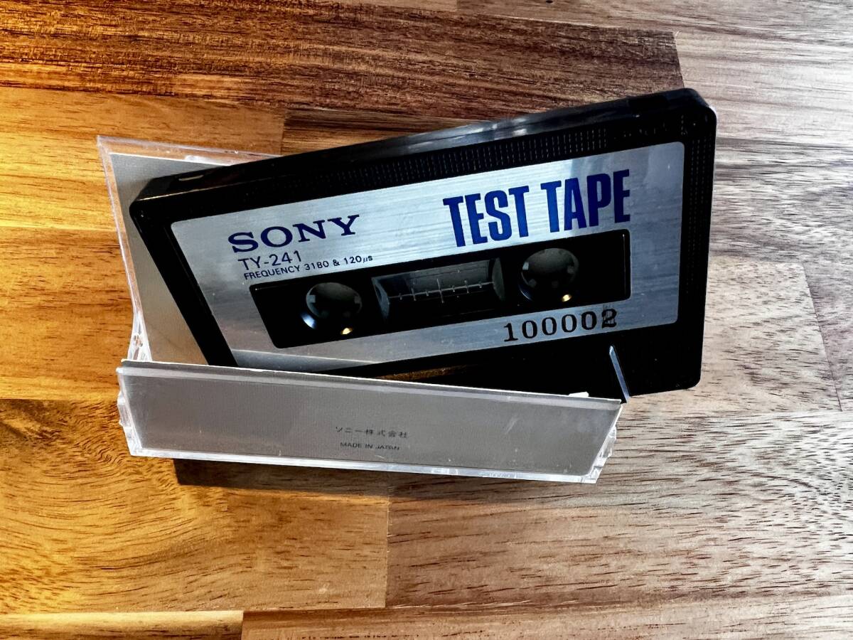  free shipping SONY Sony test tape TY-241 frq 3180 & 120μS cassette tape TEST TAPE