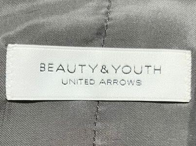 FA50hh【BEAUTY&YOUTH UNITED ARROWS ビューティーアンドユースユナイテッドアローズ】サイズM ウールコート ネイビー 紺 メンズ_画像5