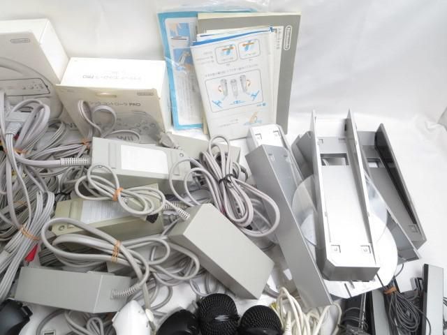 【まとめ売り 動作未確】 ゲーム Wii アクセサリ-・周辺機器 リモコン ヌンチャク ハンドル Pro 他 コントローラー_画像5