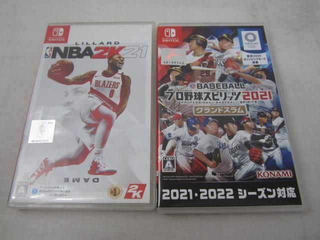 【同梱可】中古品 ゲーム Nintendo switch ニンテンドースイッチ ソフト eBASEBALL プロ野球スピリッツ 2021 NBA 2K2_画像1