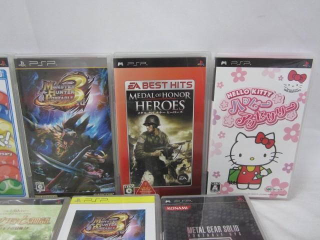 [ включение в покупку возможно ] б/у товар игра PSP soft Hello Kitty. happy аксессуары Metal Gear Solid и т.п. товары комплект 