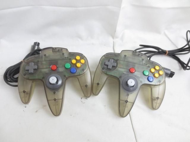 【同梱可】ジャンク品 ゲーム NINTENDO 64 本体 NUS-001 クリアブラック 周辺機器あり_画像7