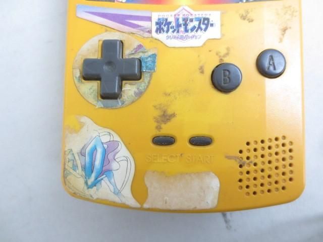 [ включение в покупку возможно ] есть перевод игра Game Boy цвет корпус утиль CGB-001 желтый не рабочий товар коробка инструкция имеется 