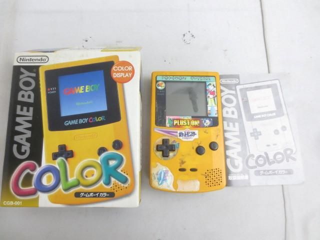 [ включение в покупку возможно ] есть перевод игра Game Boy цвет корпус утиль CGB-001 желтый не рабочий товар коробка инструкция имеется 