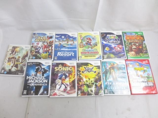 【同梱可】中古品 ゲーム Wii ソフト 罪と罰 宇宙の後継者 マイケル・ジャクソン 朧村正 他 11点 グッズセット_画像1