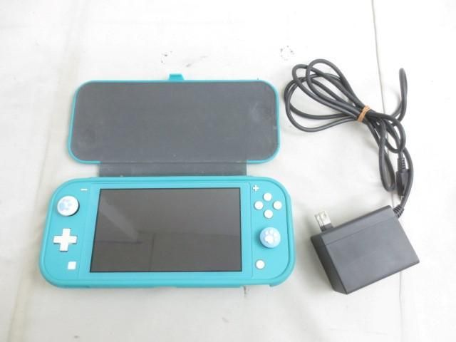 【同梱可】中古品 ゲーム Nintendo switch ニンテンドースイッチ 本体 HDH-001 ダーコイズ 動作品 カバー 充電ケーブ_画像1