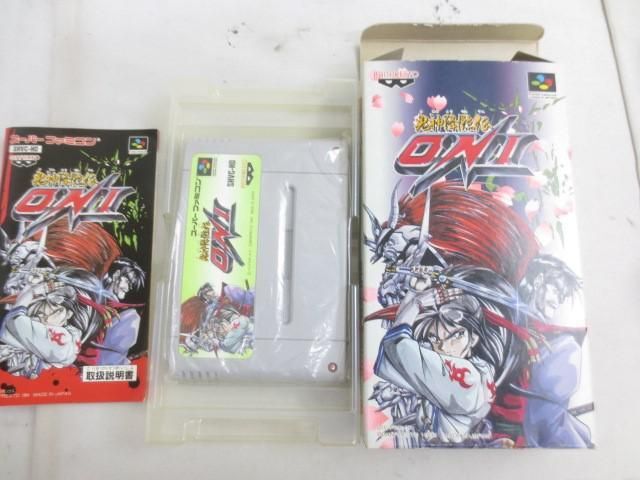 【同梱可】中古品 ゲーム スーパーファミコン ソフト 2点 天外魔境ZERO 鬼神降臨伝 ONI グッズセット_画像3