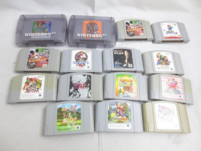 【同梱可】中古品 ゲーム NINTENDO 64 ソフト 15点 ゼルダの伝説 時のオカリナ 星のカービィ64 等 グッズセット_画像1