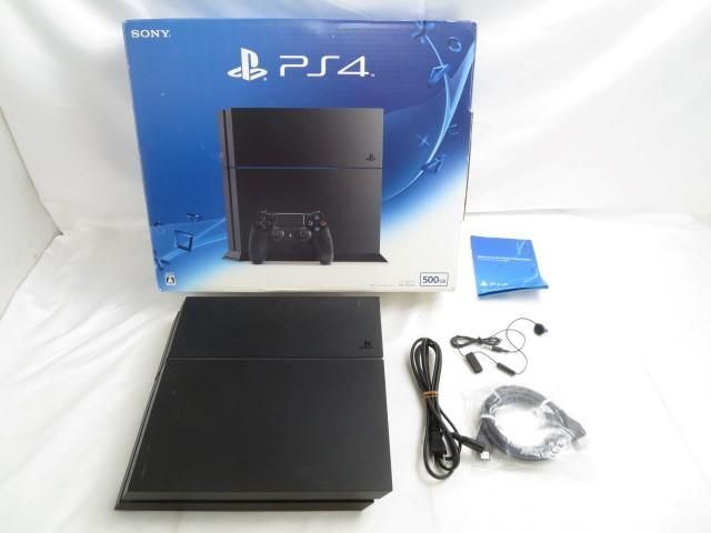 【同梱可】中古品 ゲーム プレイステーション4 PS4本体 CUH-1200A ジェットブラック 動作品 周辺機器 箱あり
