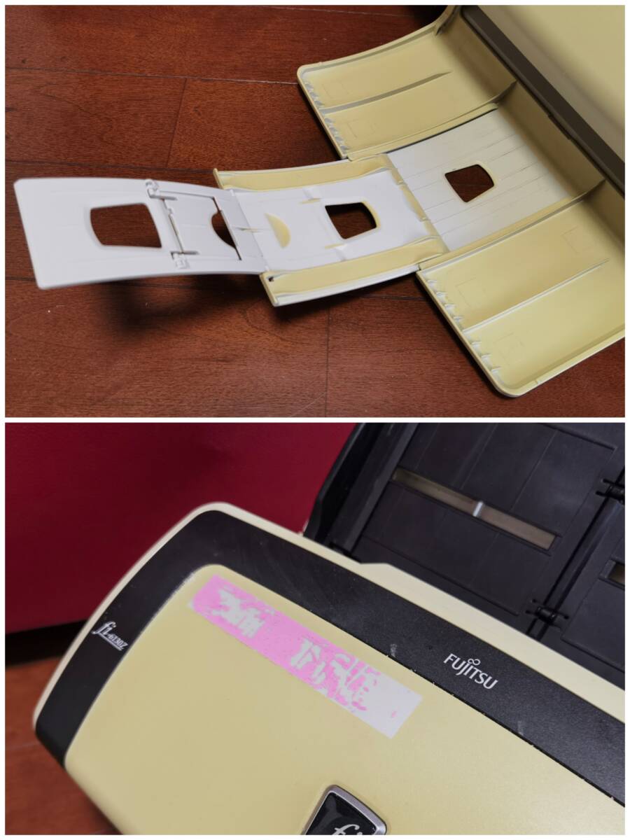 FUJITSU Fujitsu FI-6130Z A4 двусторонний цвет сканер б/у работа хороший прекрасный товар +ADF. бумага &. бумага tray приложен (1374)