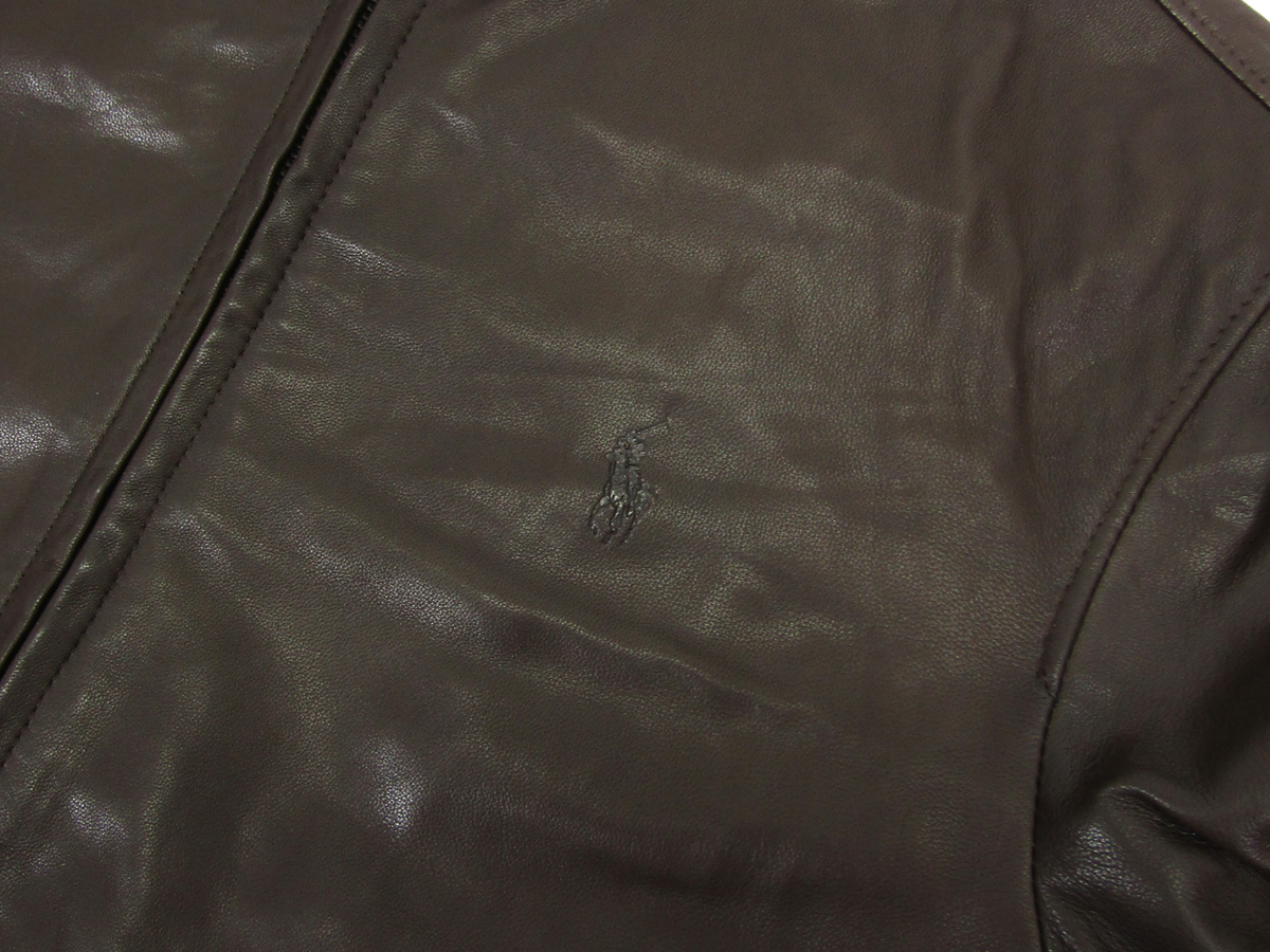  new goods outlet k009 S size men's ram leather rider's jacket blouson polo ralph lauren Polo Ralph Lauren 