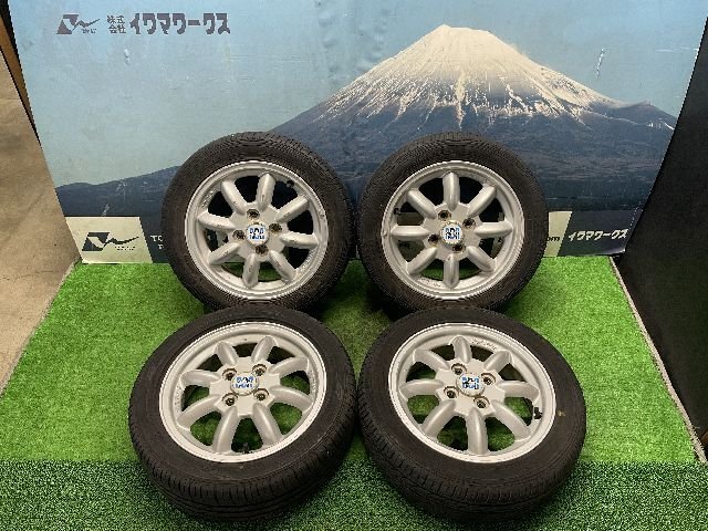 L700S/L710S ミラジーノ ダイハツ純正 MINILITE ミニライト 14インチ ホイールセット 4.5J +45 PCD100-4穴_画像1