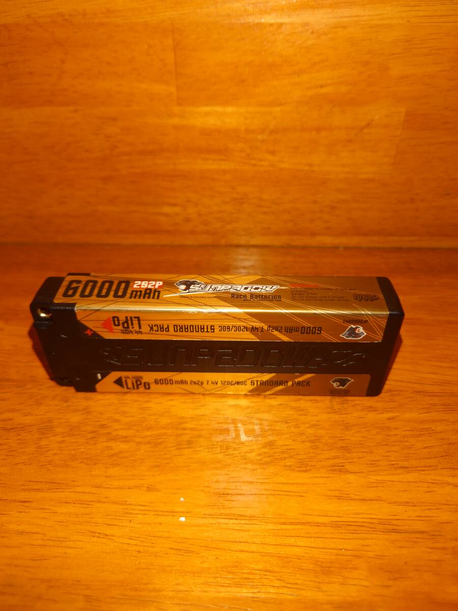 SUNPADOW GOLD 6000 2S 7.4V LCGlipo аккумулятор ①
