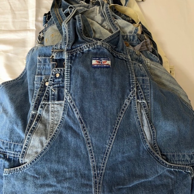  old clothes Levi's brand overall men's lady's Kids MIX set sale set laundry settled 31 put on B goods C goods Junk 