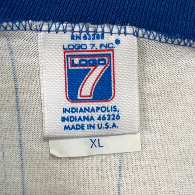 P70 LOGO7 アメリカ古着　USA製　XL シングルステッチ 90s ビンテージ　MLB ロイヤルズ　プリント　半袖　Tシャツ　メンズ_画像7