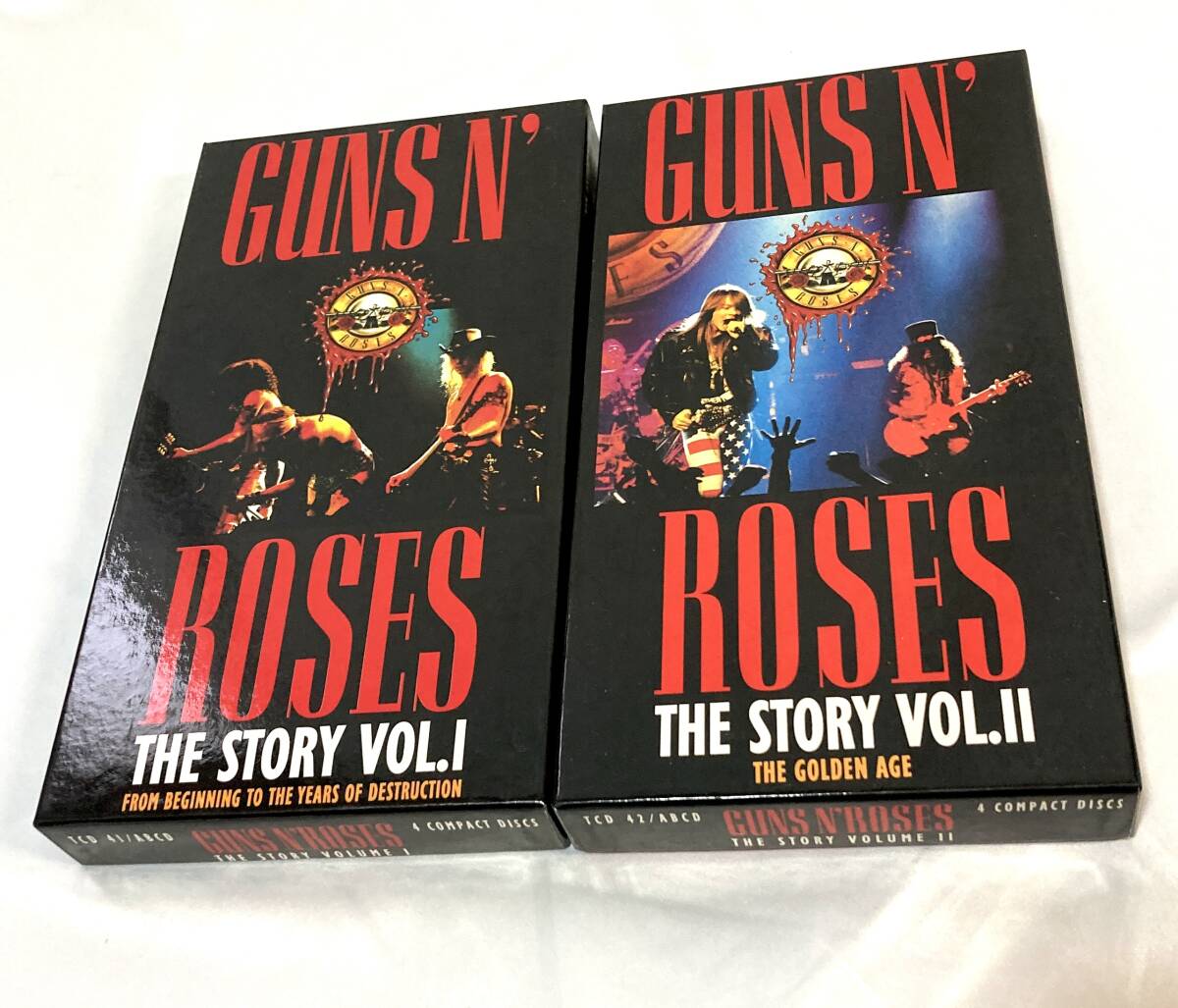 Guns N' Roses THE STORY vol I ＆ II. THE STORY VOLUME I VOLUME Ⅱ CD8枚セット ガンズアンドローゼスの画像1