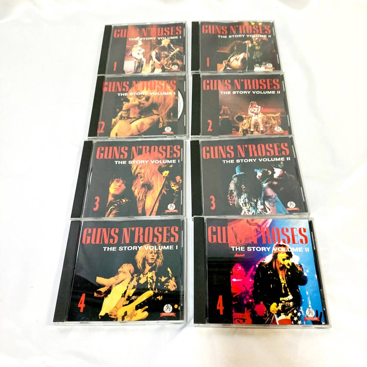 Guns N' Roses THE STORY vol I ＆ II. THE STORY VOLUME I VOLUME Ⅱ CD8枚セット ガンズアンドローゼスの画像4