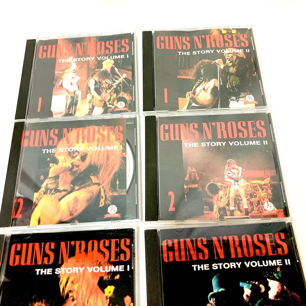 Guns N' Roses THE STORY vol I ＆ II. THE STORY VOLUME I VOLUME Ⅱ CD8枚セット ガンズアンドローゼスの画像5