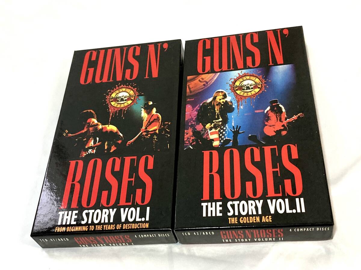 Guns N' Roses THE STORY vol I ＆ II. THE STORY VOLUME I VOLUME Ⅱ CD8枚セット ガンズアンドローゼスの画像2