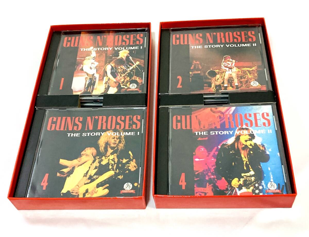 Guns N' Roses THE STORY vol I ＆ II. THE STORY VOLUME I VOLUME Ⅱ CD8枚セット ガンズアンドローゼスの画像3