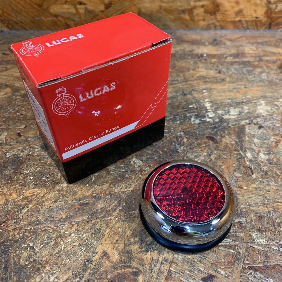  Lucas reflector red red Vintage Triumph Triumph BSA norton LUCAS RER25 (WW19102L)