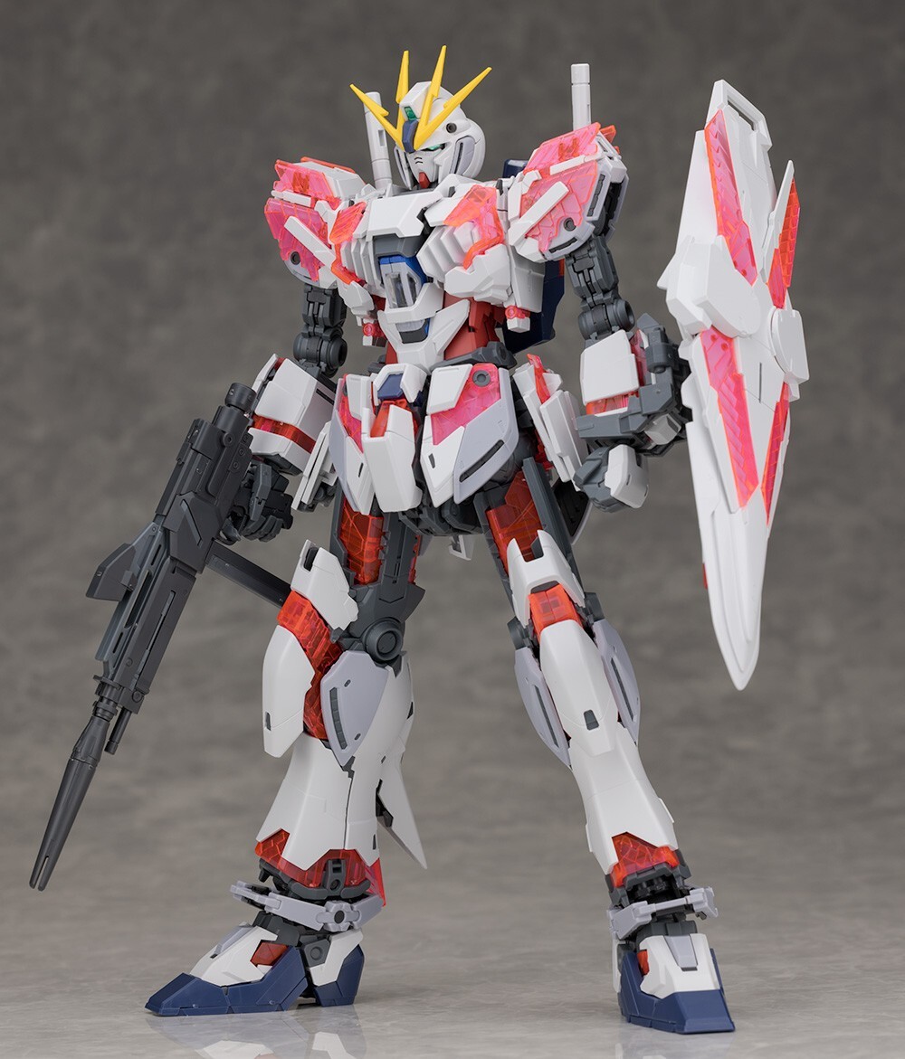 組立済ガンプラ「MG 1/100 ナラティブガンダム C装備　Ver.Ka」完成品　(「機動戦士ガンダムNT」より) 　未使用プラスチックシール付属_画像1