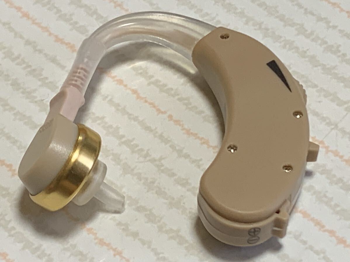  слуховой аппарат * сборник звук контейнер HEARING AID F-138 тип аккумулятора кнопка батарейка LR44×10 шт имеется новый товар нераспечатанный товар. 