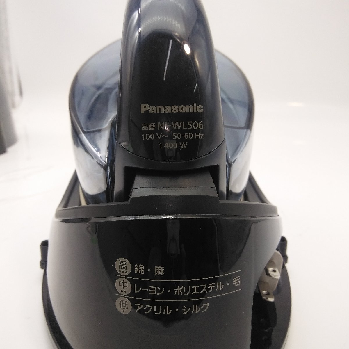 5131 [ рабочий товар ]Panasonic Panasonic CaRuRu NI-WL506 беспроводной паровой утюг 2021 год производства чёрный цвет 