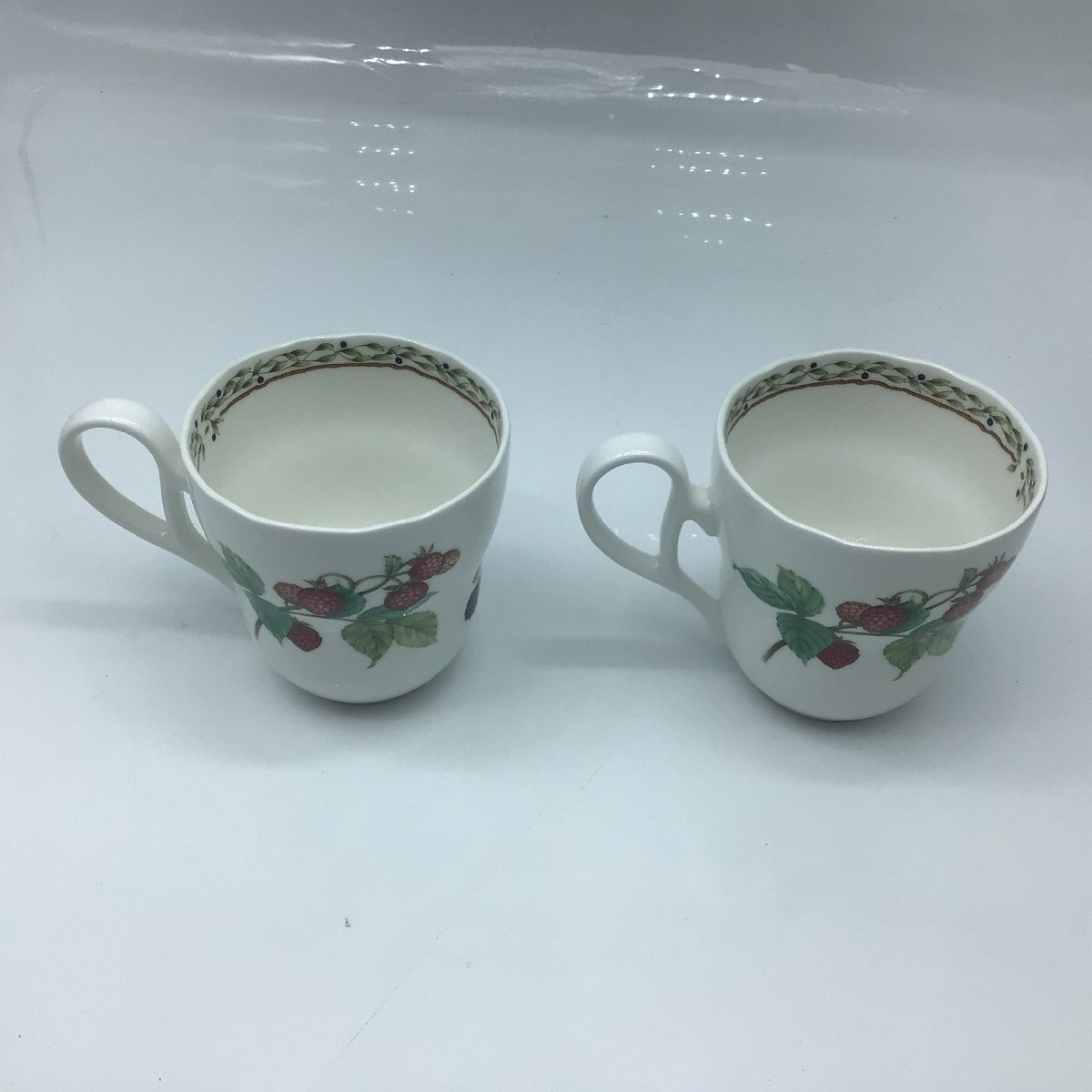 5222 Noritake ノリタケ ペアカップ Noritake earthenware ９４１６Ｊ 木の実 枝葉 ROYAL ORCHARD 陶器 取っ手付きカップ２客セット_画像4