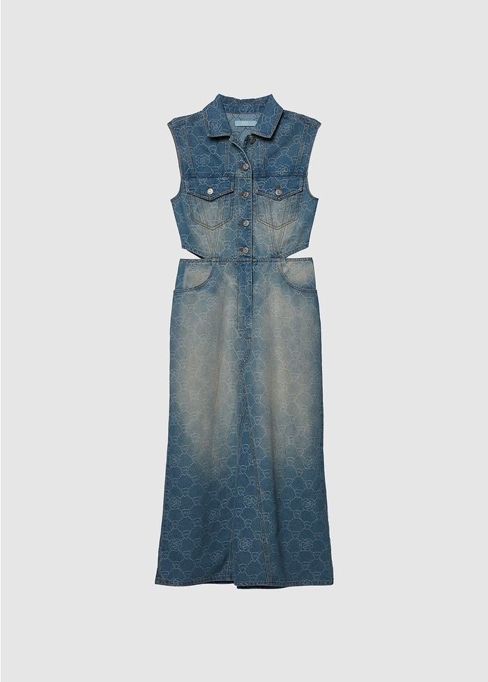 新品タグ付き CPS CHAPS モノグラム カットアウト デニム 新品タグ付き CPS CHAPS モノグラム カットアウト デニム