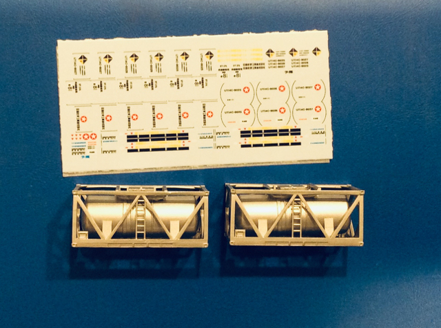 ☆ UT14C 希硝酸専用タンクコンテナデカール＋塗装済コンテナ2個 1円スタート 8013〜_画像5