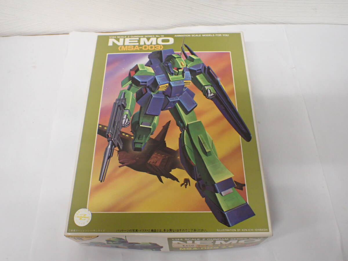 YH582[ вскрыть только не собран ] gun pra старый комплект MSA-003nemo1/144 Mobile Suit Z Gundam Bandai пластиковая модель ze-ta Gundam 