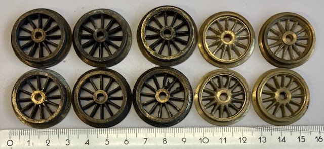  Manufacturers? O gauge wheel junk 