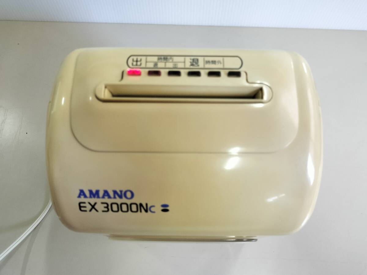 【 AMANO EX3000NC-W (旧タイプ) 】★No.609756★オークション★整備済★インク交換済(2色)★取扱説明書★の画像7