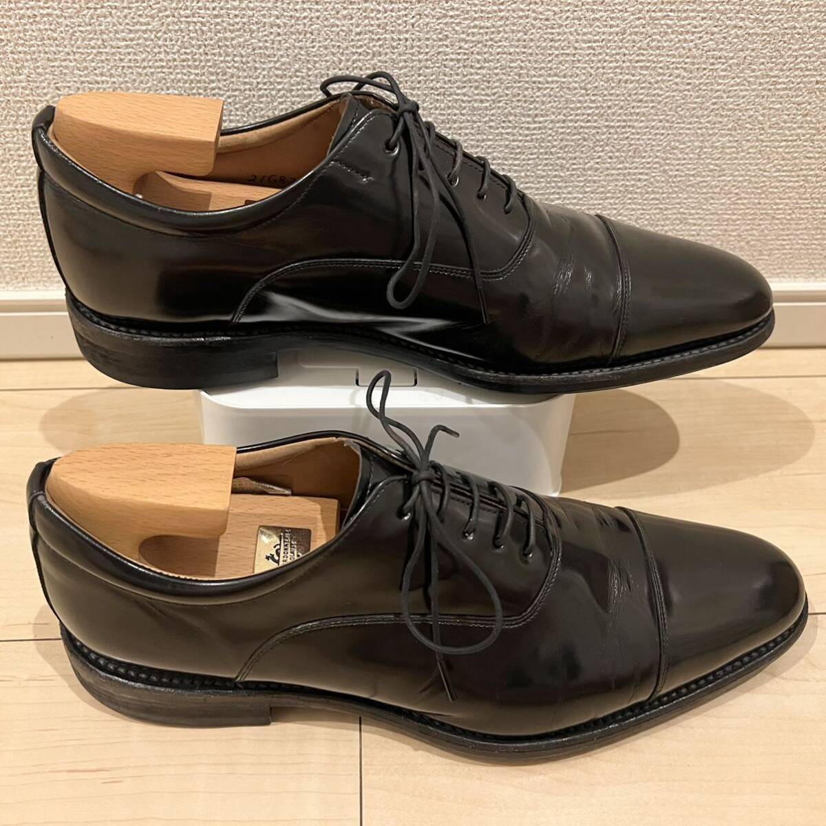 REGAL リーガル ストレートチップ 21GR ブラック 黒 日本製 革靴 ビジネスシューズ _画像4