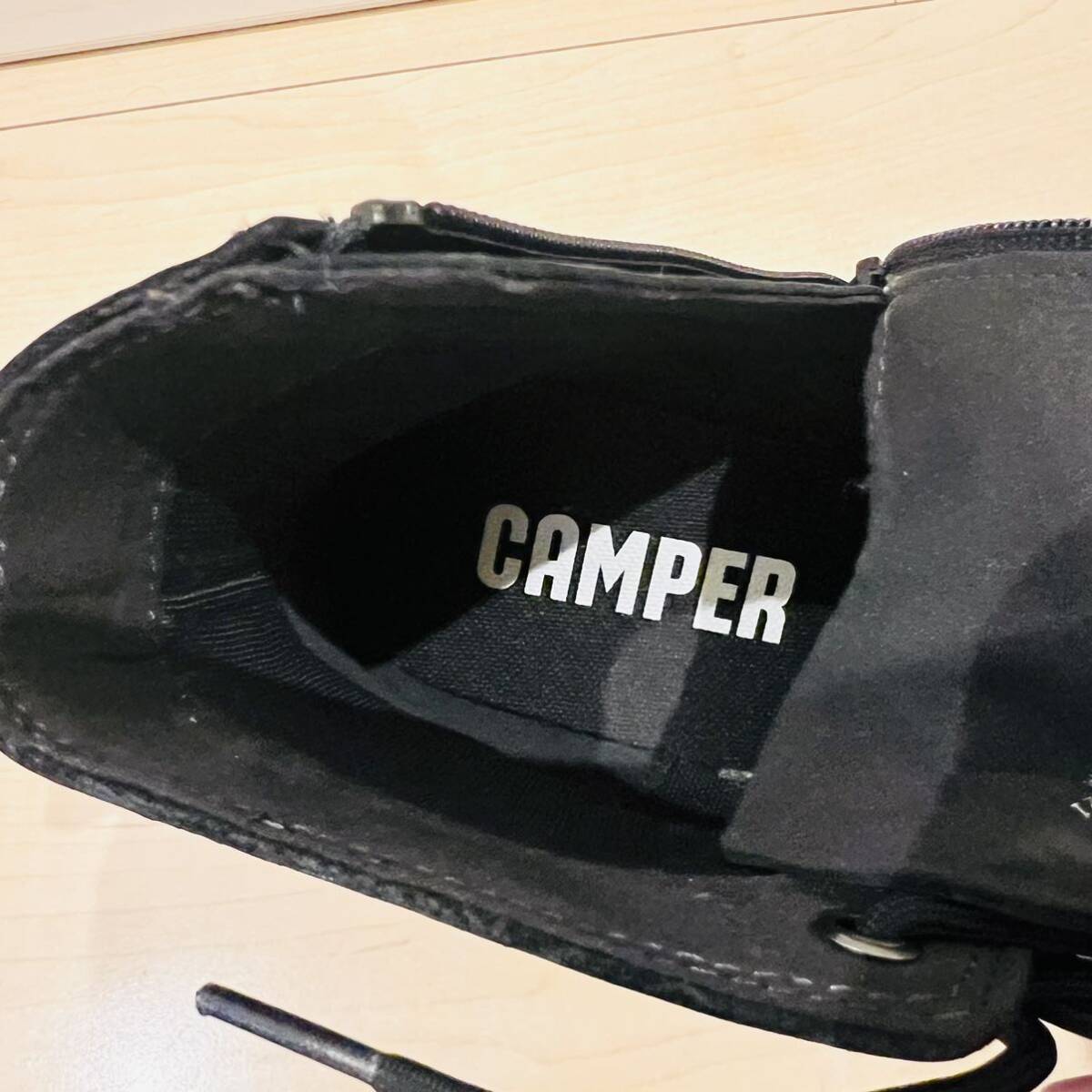 【極美品】CAMPER カンペール PIX サイドジップブーツ ブラック 黒 SIZE41 26cm