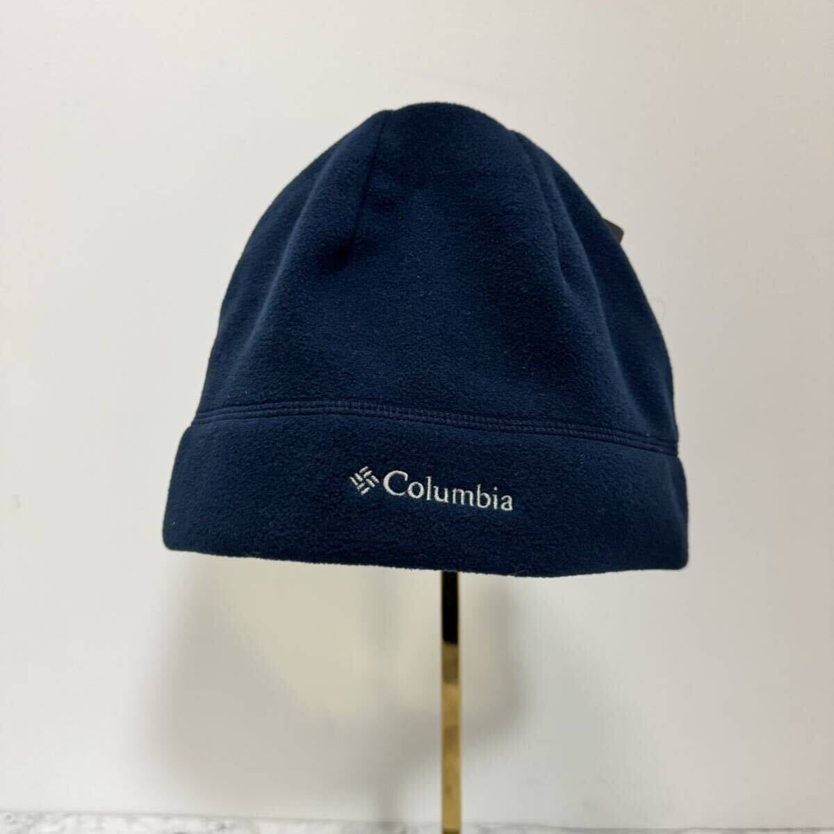 Columbia コロンビア 新品タグ付き 帽子 フリース　頭周り62cm ワンポイントロゴ