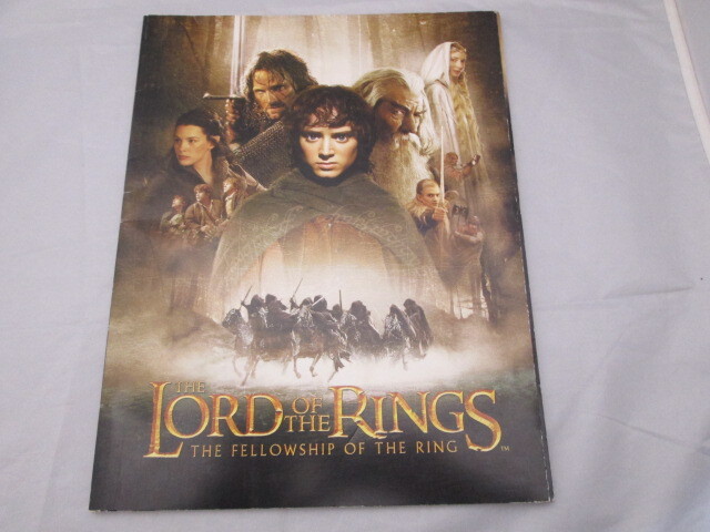 2002年 平成14年 THE LORD OF THE RINGS ロード・オブ・ザ・リング映画パンフレット_画像1