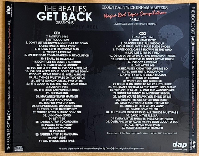 Beatles / Get Back Sessions :Essential Twickenham Masters 【8CD】の画像2