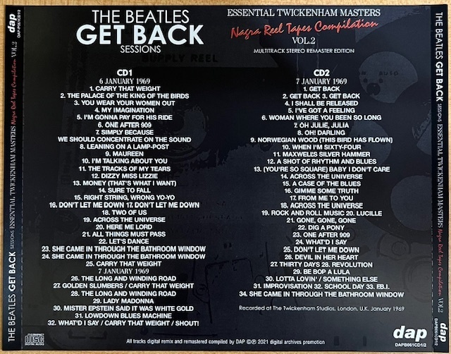 Beatles / Get Back Sessions :Essential Twickenham Masters 【8CD】の画像3