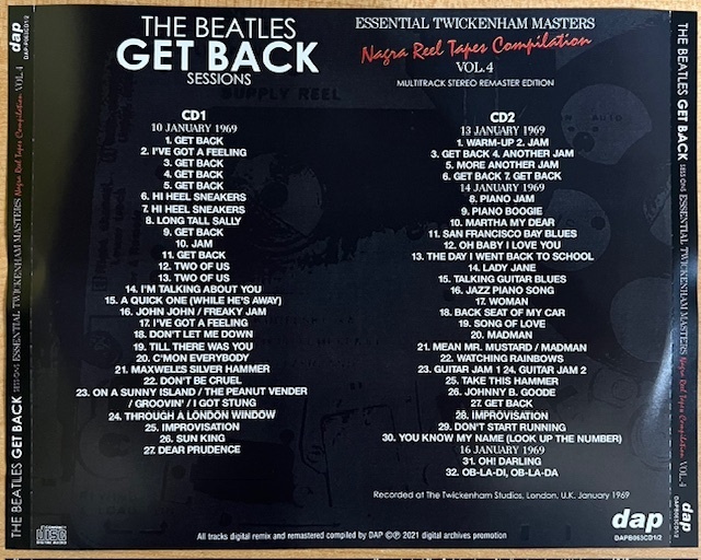 Beatles / Get Back Sessions :Essential Twickenham Masters 【8CD】の画像5