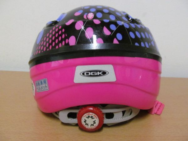(57155)BONNY2 キッズ 女の子 幼児 児童用 ヘルメット 自転車用 ブラック系 53-54㎝ USEDの画像2
