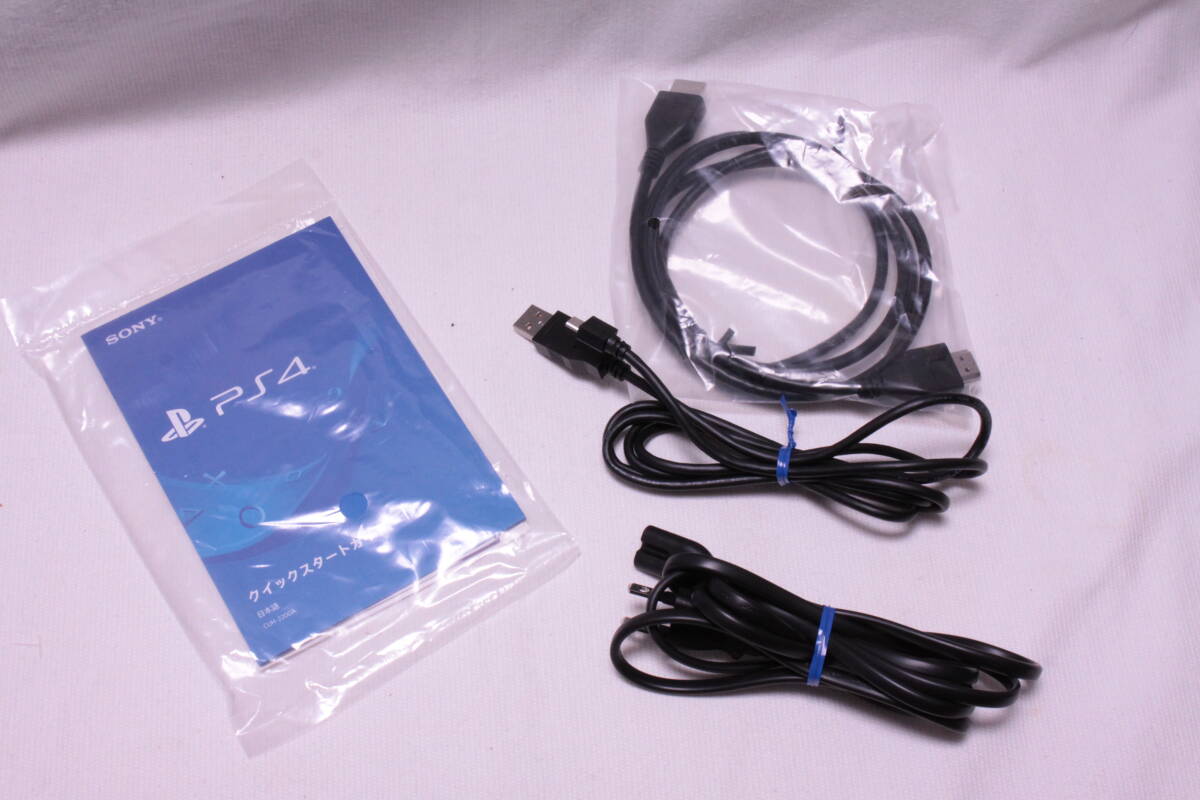 [ start-up verification soft reading OK] PlayStation 4|PS4 (500GB) CUH2200A* controller for USB, power supply,HDMI cable + original controller attaching 